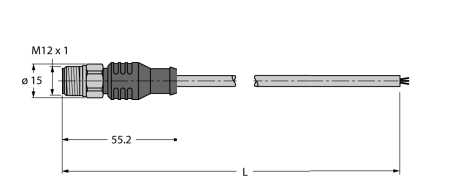 Turck RSCV-FBY49BU Защита кабеля