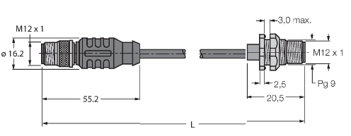 Turck RSS FSSDE Защита кабеля