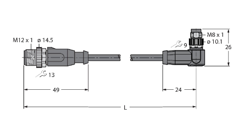 Turck RSSD PSWS4M Кабели