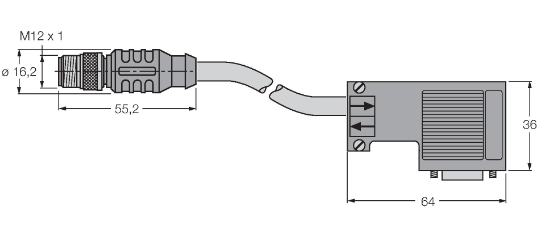 Кабель соединительный TURCK RSSW D9T451 Кабели