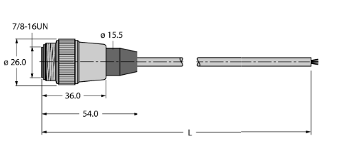 Turck RSV-FBY48BK Защита кабеля