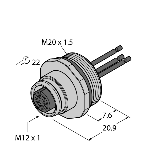 Turck EC-FK4.5 Разъемы и соединения