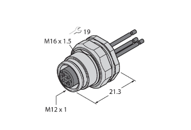 Turck EC-FKFDE4.5 Разъемы и соединения