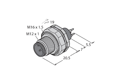 Turck EC-FSFD12 Опоры и конструкции