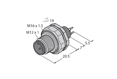 Turck EC-FSFDE3 Опоры и конструкции