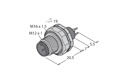 Turck EC-FSFDE5 Опоры и конструкции