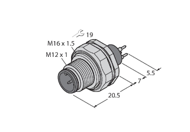 Turck EC-FSFDE12 Опоры и конструкции