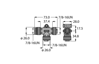 Turck RSM 50-2RKM Датчики освещенности, фотореле