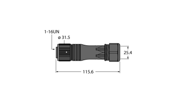 Turck BSV 7171-0 Разъемы и соединения