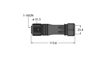 Turck BV 716B61-0 Разъемы и соединения