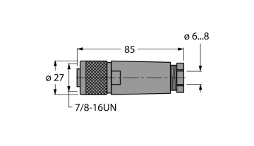 Turck BV 4149-0 Разъемы и соединения