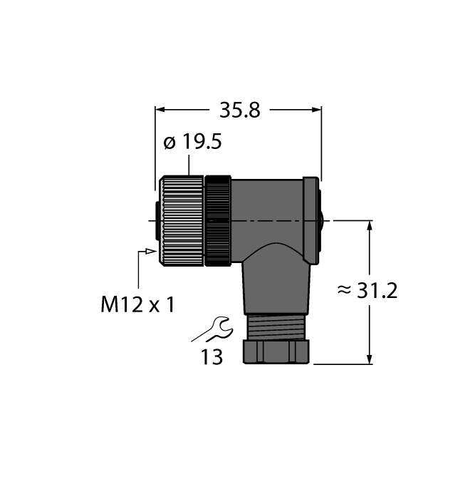 Turck BV 8251-0 Разъемы и соединения