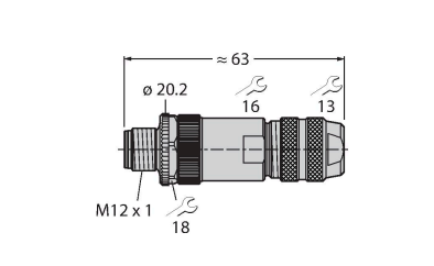 Turck CMBS 8141-0 Разъемы и соединения