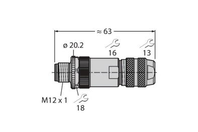 Turck CMBS 8151-0 Разъемы и соединения