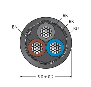 Кабель соединительный для датчиков и актуаторов TURCK CABLE3X0.34-SH Кабели