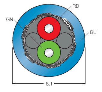 Кабель соединительный PROFIBUS TURCK CABLE452B Кабели