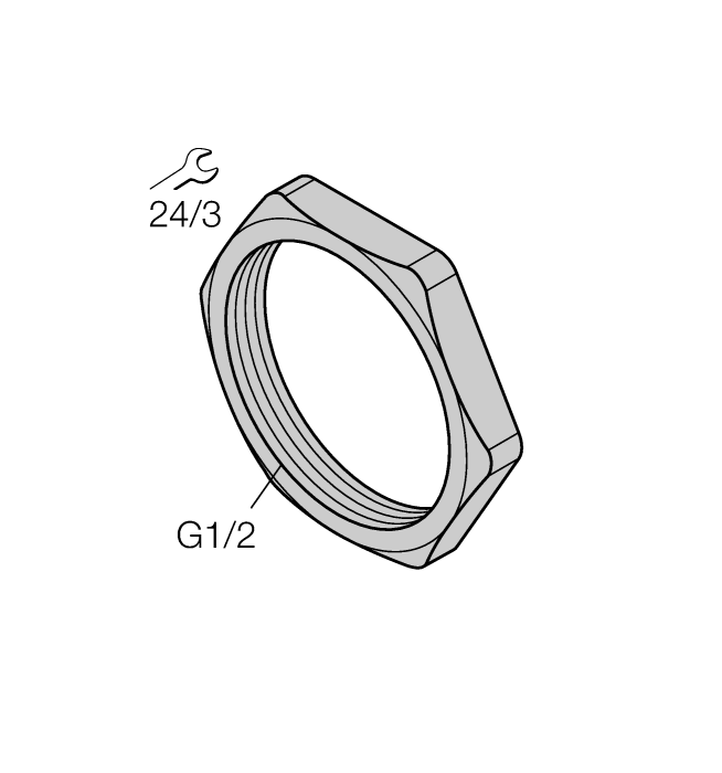 Turck LOCKNUT G1/2 Аксессуары для электромонтажа