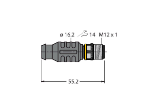 Перемычка М12 TURCK RSE4.4T-J124 Аксессуары для электромонтажа