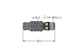 Перемычка М12 TURCK RSE4.4T-J234 Аксессуары для электромонтажа