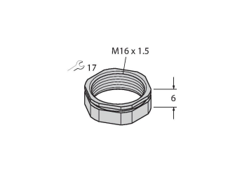 Turck SECHSKANTMUTTER M16X1.5 Наборы крепежа