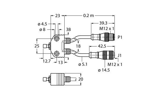 Turck VB2-SP2 Аксессуары для электромонтажа