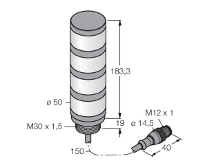 Turck Banner TL50HBRGAOSCQ Лампочки и светодиоды