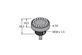 Индикатор светодиодный TURCK Banner K50LDXWXP Лампочки и светодиоды