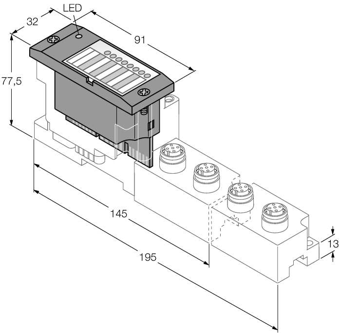 Turck BL67-1CNT Инверторы напряжения