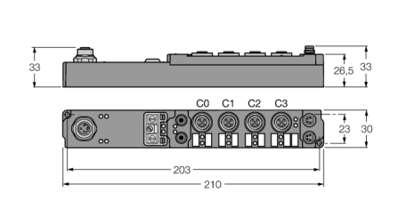 Модуль соединительный piconet для EtherNet/IP TURCK SIPL-0404D Кабельные вводы и штуцера