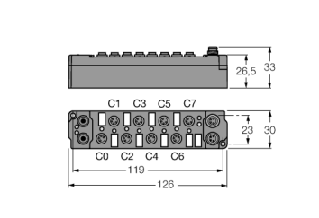 Модуль расширения piconet для IP-Link TURCK SNNE-0808D Кабельные вводы и штуцера