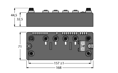 Станция компактная промышленной шины BL для PROFIBUS-DP TURCK BLCDP-4M12LT Устройства катодной защиты