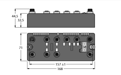 Станция компактная промышленной шины BL для PROFIBUS-DP TURCK BLCDP-6M12LT Устройства катодной защиты