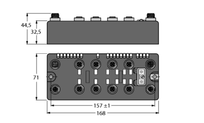 Станция компактная промышленной шины BL для PROFIBUS-DP TURCK BLCDP-8M12LT Устройства катодной защиты