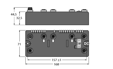 Станция компактная мультипротокольная для Industrial Ethernet TURCK BLCEN-3M12LT Устройства катодной защиты