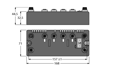 Станция компактная мультипротокольная для Industrial Ethernet TURCK BLCEN-4M12LT Устройства катодной защиты