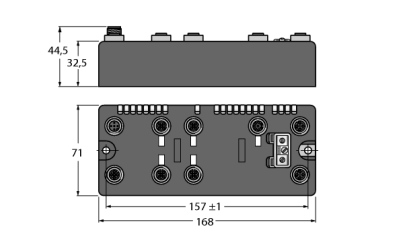 Станция компактная мультипротокольная для Industrial Ethernet TURCK BLCEN-5M12LT Устройства катодной защиты