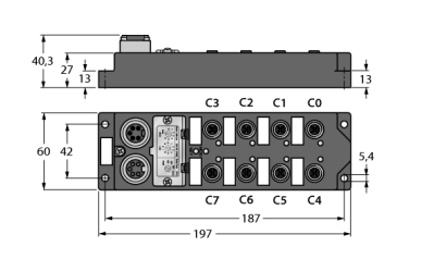 Turck FDNL-L0800 Кабельные вводы и штуцера