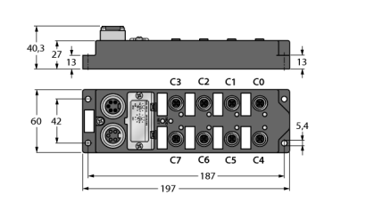 Turck FDNL-S0800 Кабельные вводы и штуцера