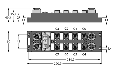 Turck FDNP-L0808G Кабельные вводы и штуцера