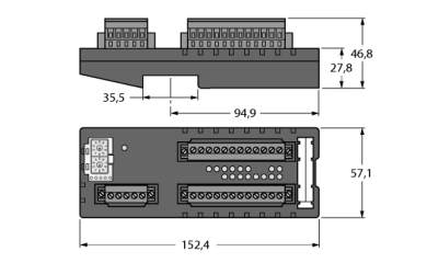 Модуль ввода/вывода fieldbus для PROFIBUS-DP TURCK FDP20-16XSG Кабельные вводы и штуцера