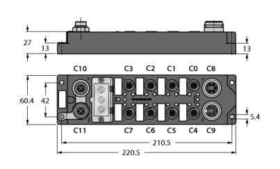 Turck FGEN-XSG16 Кабельные вводы и штуцера