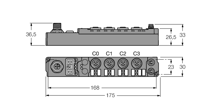 Модуль piconet автономный для CANopen TURCK SCOB-0008D Кабельные вводы и штуцера