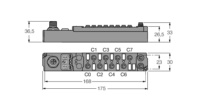 Модуль piconet автономный для CANopen TURCK SCOB-0800D Кабельные вводы и штуцера