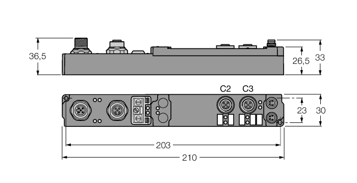 Модуль piconet автономный для PROFIBUS TURCK SDPB-0002D Кабельные вводы и штуцера