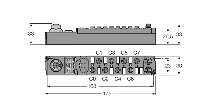 Модуль piconet автономный для PROFIBUS TURCK SDPB-0800D Кабельные вводы и штуцера