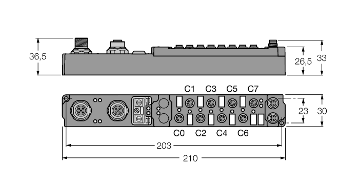 Модуль piconet автономный для PROFIBUS TURCK SDPB-0808D Кабельные вводы и штуцера