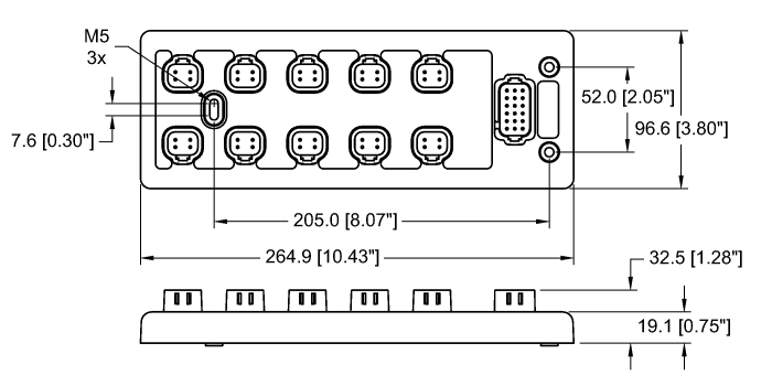 Модуль ввода-вывода TURCK TBCJ-D1 Кабельные вводы и штуцера