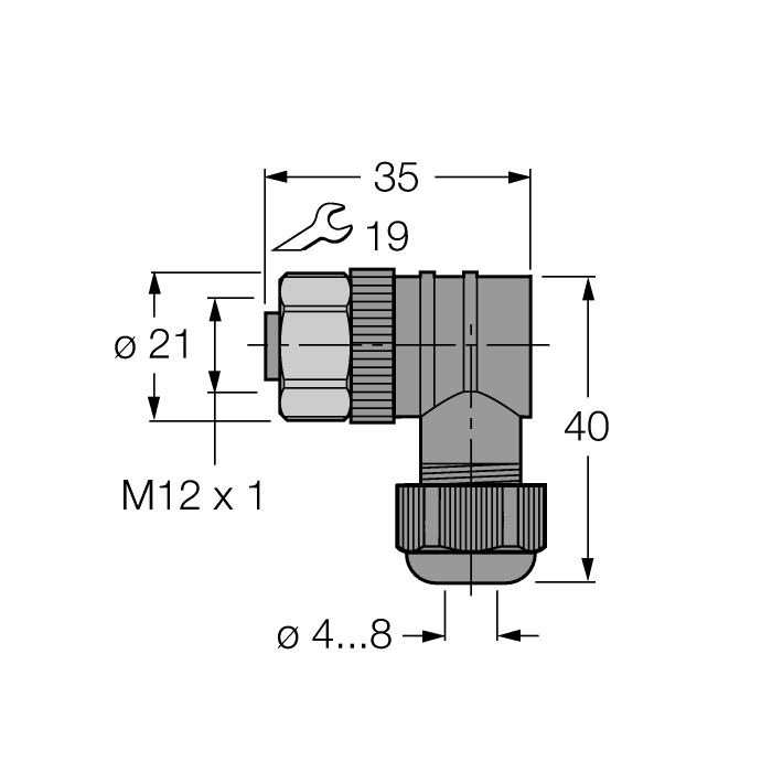 Turck BKV-8240 Разъемы и соединения