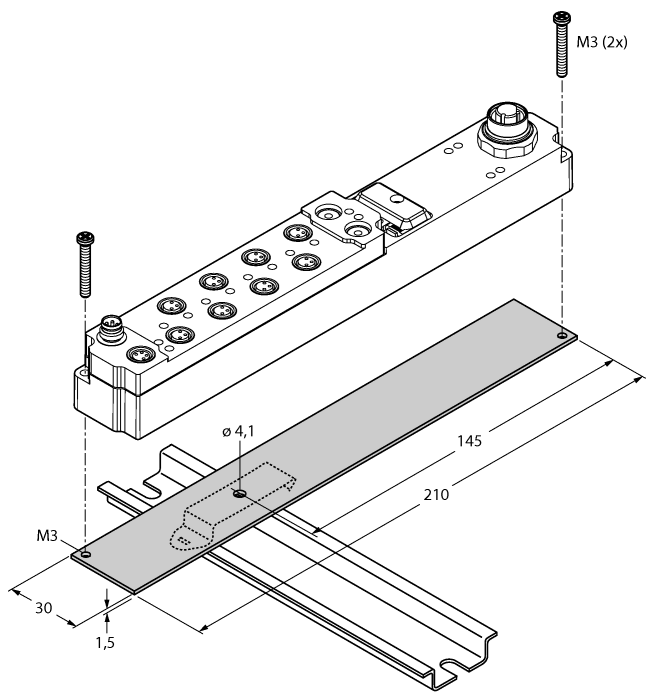 Turck S-BKT0 Клеммы, сжимы, разъемы