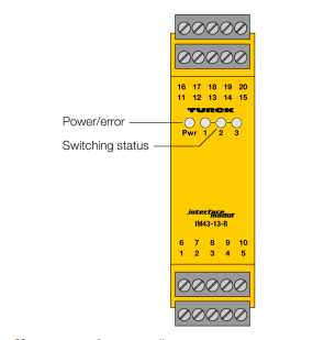 Преобразователь изолированный с гальванической развязкой TURCK IM43-13 Барьеры искрозащиты